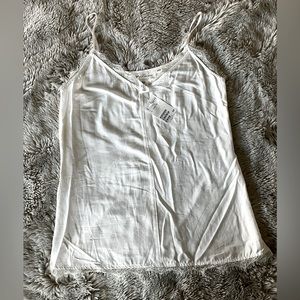 H&M white camisole adjustable top size US 8
